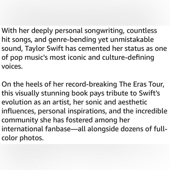 Taylor Swift A New Era by Katy Sprinkel Paperback Book. - Picture 3 of 4